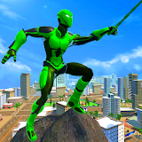 Rope Green Spider Hero - Amazing Spider Rope Hero icon