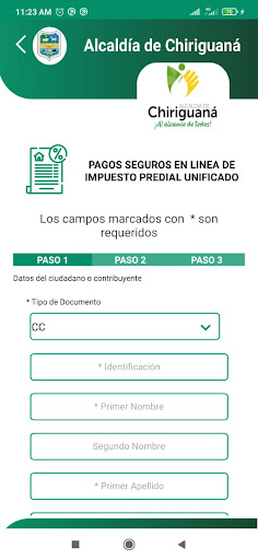 Android application Trami App Chiriguana screenshort