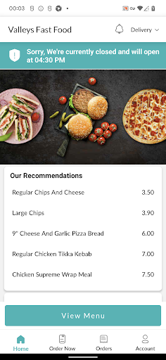 Valleys Fast Food Screen 2