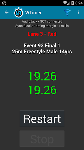 Wylas Timekeeper Screen 3
