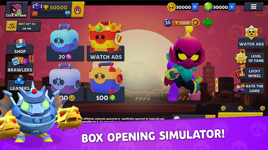 Brawl Box Stars Simulator Screenshot