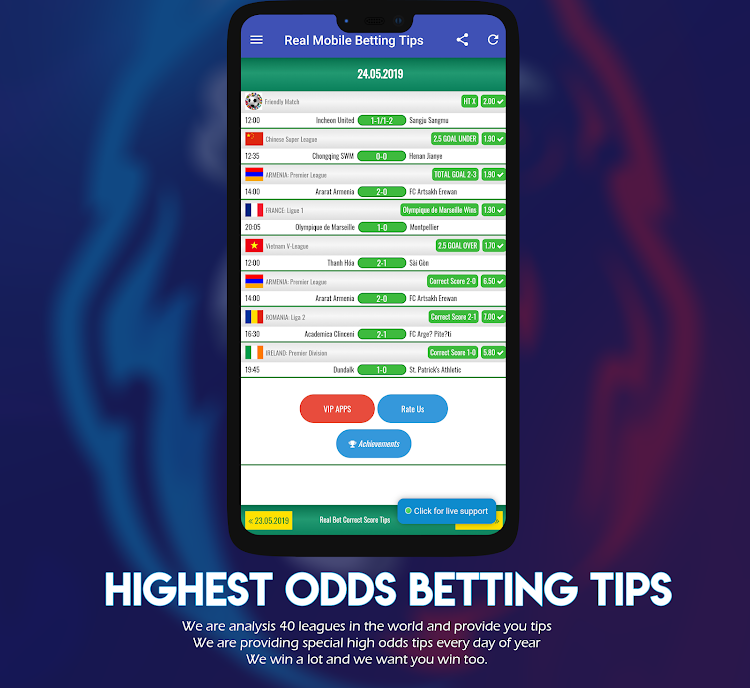 Real Bet Correct Score Tips - 9.0 - (Android)