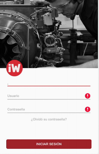 Android application iWO - Software de mantenimient screenshort