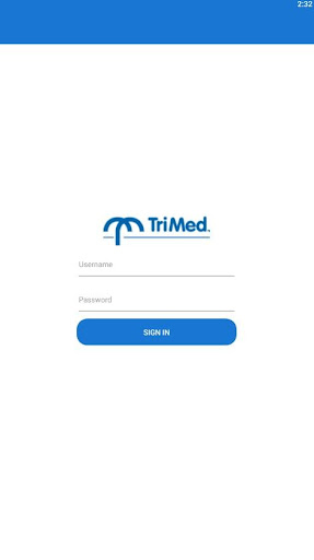 Android application TriMedOrdering screenshort