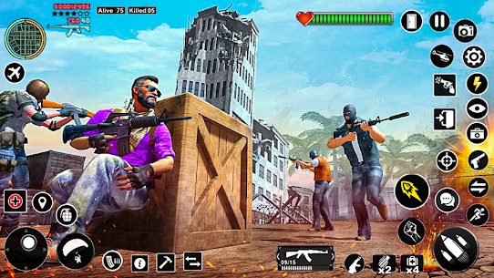 Commando Shooting Strike Games MOD APK (God Mode) 3