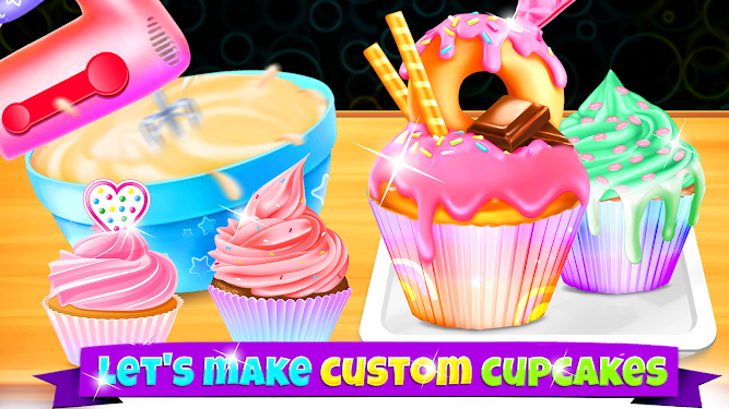 #2. Cake Maker - Cupcake Maker (Android) By: Wedding Games