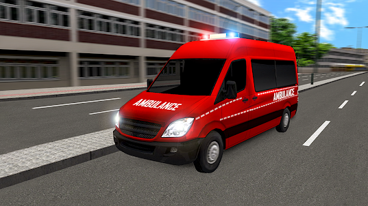 รถพยาบาล Simulator Van Drive