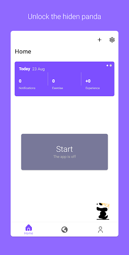 Android application Posture Reminder screenshort