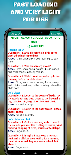 Class 4 English Solution Screen 3