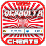 Cheats For Asphalt 8 Hack Joke App - Prank! icon