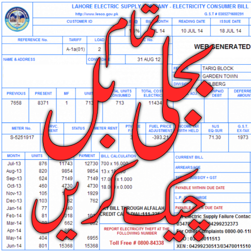 Electric Bill Checking Wapda logo