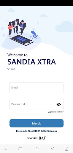 Android application Sandia XTRA screenshort