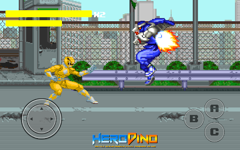 Hero Dino Ninja Ranger Retro