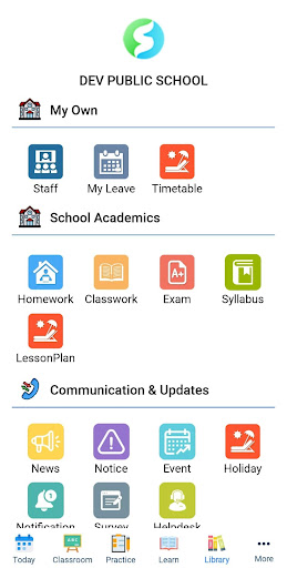 Android application Modern High School HASAUD screenshort