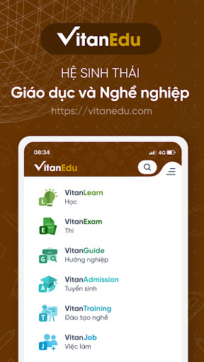 Android application VitanEdu screenshort