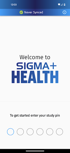 Sigma Health (old) Screen 2