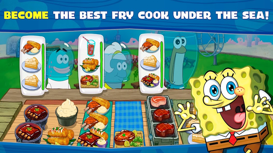 SpongeBob: Memasak Burger 5.4.2 APK + Mod (Unlimited money) untuk android