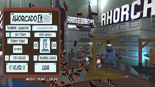Ahorcado 3D 2023 -Demo v.0.1.6