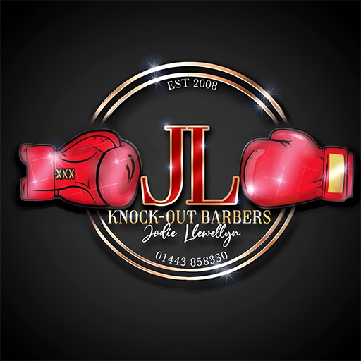 Knock-out Barbers logo