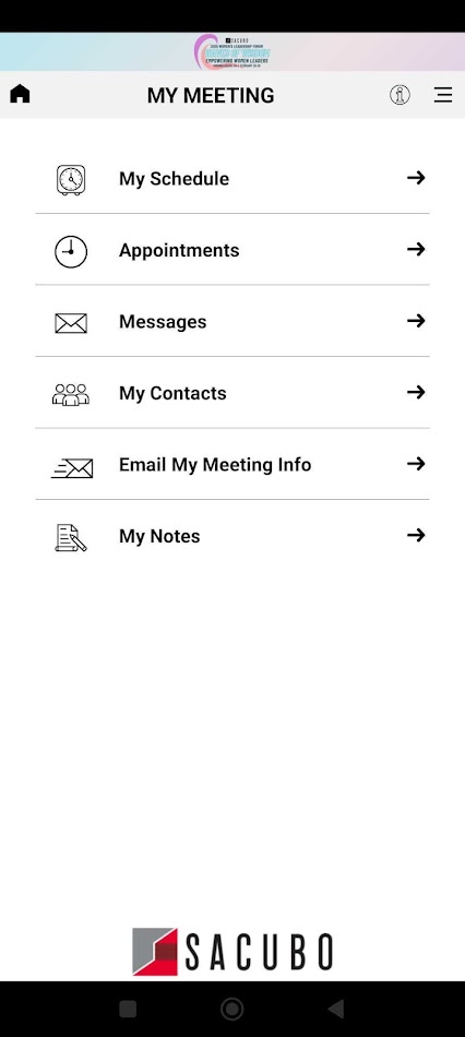 #4. SACUBO Events (Android) 来自: Bravura Technologies