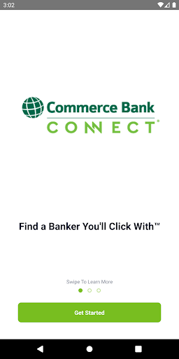 Android application Commerce Bank CONNECT® screenshort
