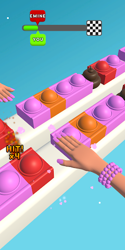 Pop It Colored Nails