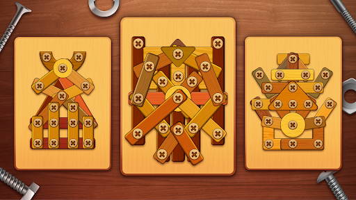 Android application Wood Nuts & Bolts: Unscrew screenshort