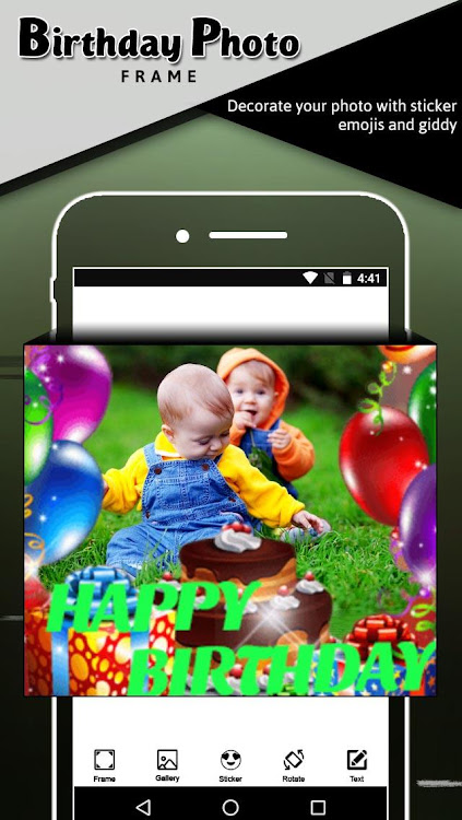 Birthday Photo Frame - 1.0.1 - (Android)