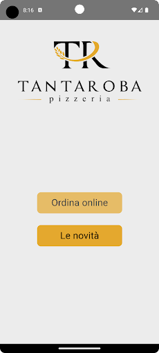 Android application Tantaroba Pizzeria screenshort