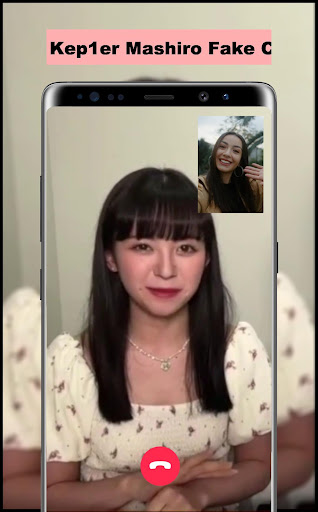 Kep1er Mashiro Fake Call Screen 3