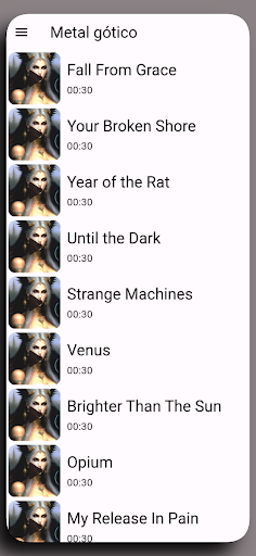 Gothic Metal Ringtones Screen 3