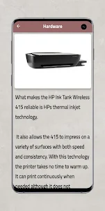 Hp ink tank wireless 415 Guide