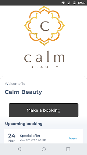 Android application Calm Beauty screenshort