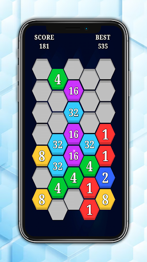 Android application Hexa Cell Connect -Puzzle game screenshort