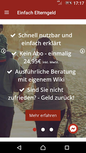 Elterngeld App Screen 2