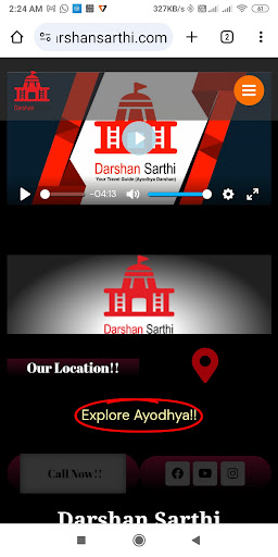 Android application Darshan Sarthi screenshort