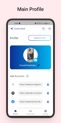 EaseLinked: Links in one place Screen 2