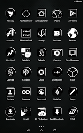 Flat Black and White Icon Pack poster 18