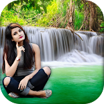 Cover Image of Download Waterfall Photo Frames - HD Ba  APK
