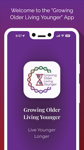 Android application Growing Older Living Younger screenshort