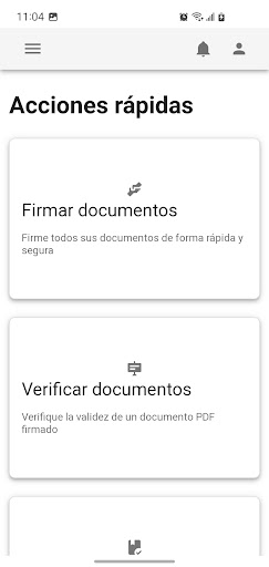 PDF Ecuador: Firma documentos Screen 3