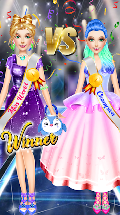Fashion Girls Dress Up Contest - Screenshot 1