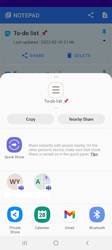 Notepad - offline memo Screen 3