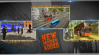 Police Bus Driving Game 3D - Screenshot 1