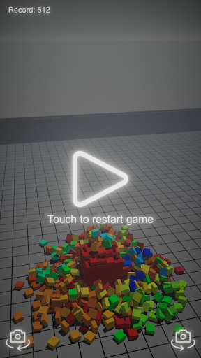Android application Stack Cube screenshort