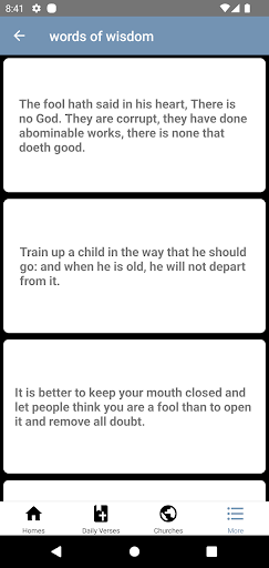 Android application SDA Bible Study screenshort
