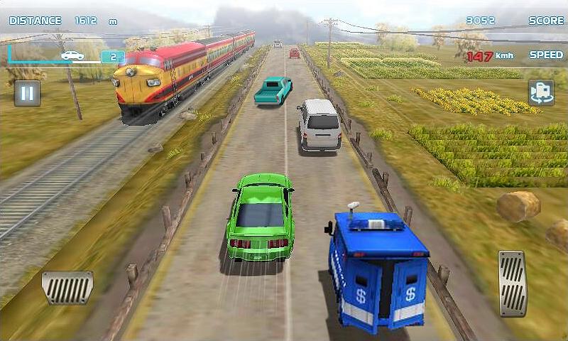 Android application Turbo Driving Racing 3D screenshort