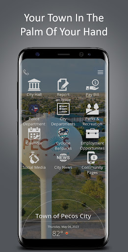 Android application Town of Pecos City screenshort
