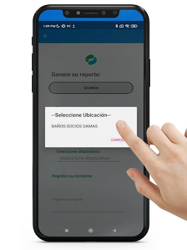 Android application ServiQuim screenshort