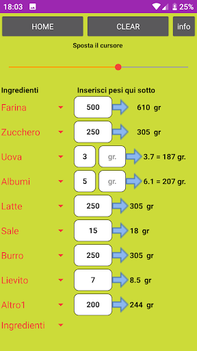Calcolatrice Da Cucina Screen 2